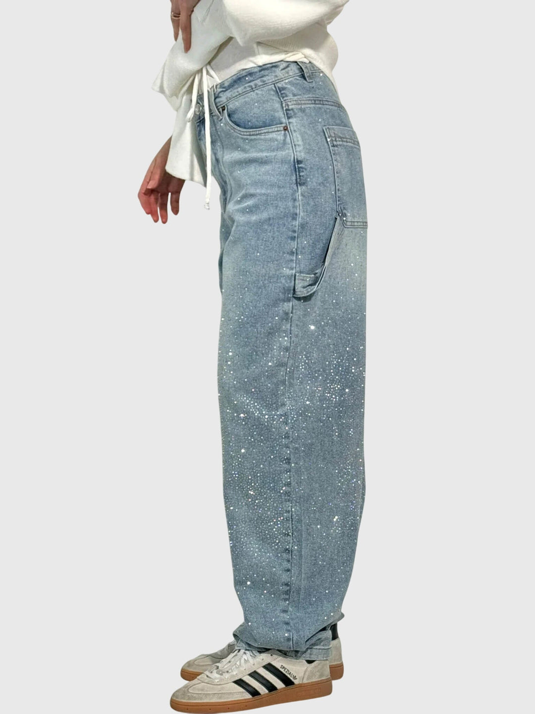 Pantalones con patrón de diamantes