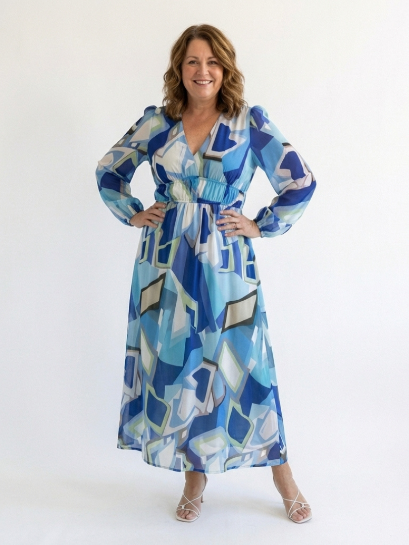 Long Sleeve Floral Maxi Dress