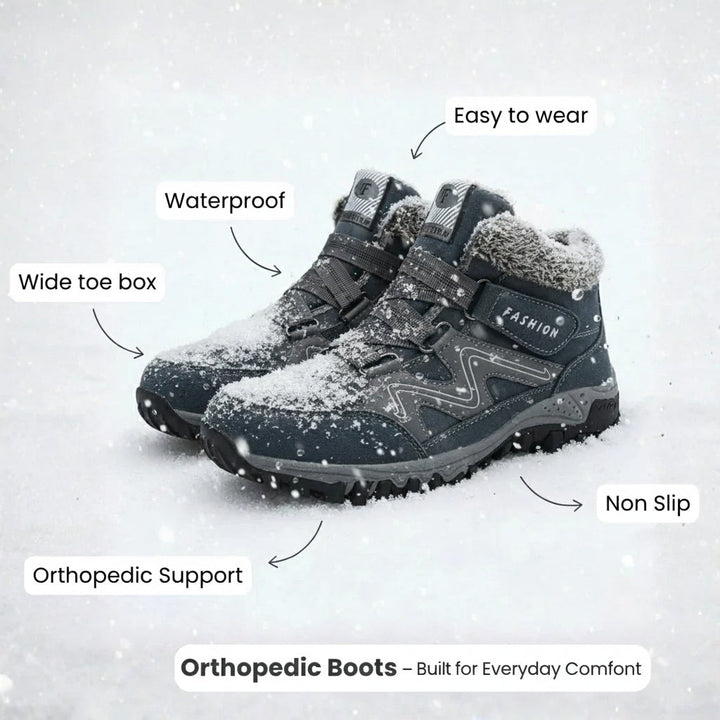 Botas ortopédicas impermeables y cómodas