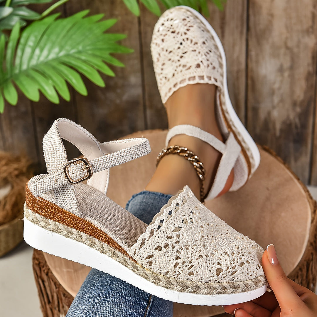 Sandalias ortopédicas con correa ajustable para mujer