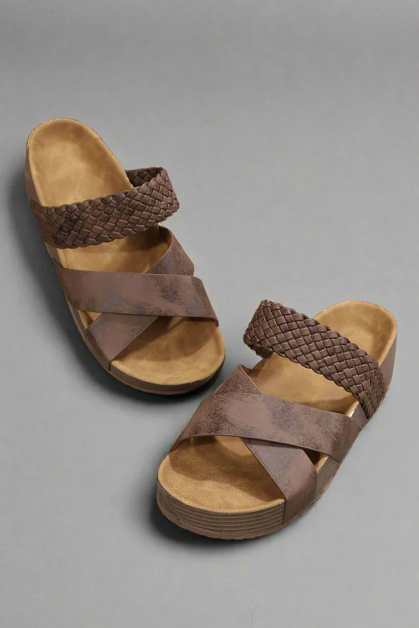 Orthopedic Support Sandals with Flexible Sole