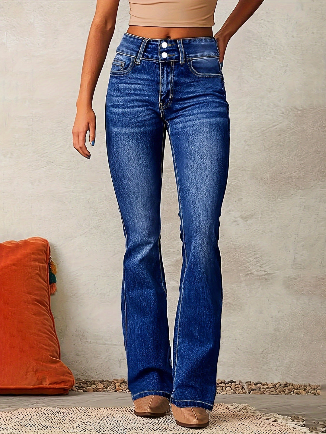 High-Waisted Flare Pants