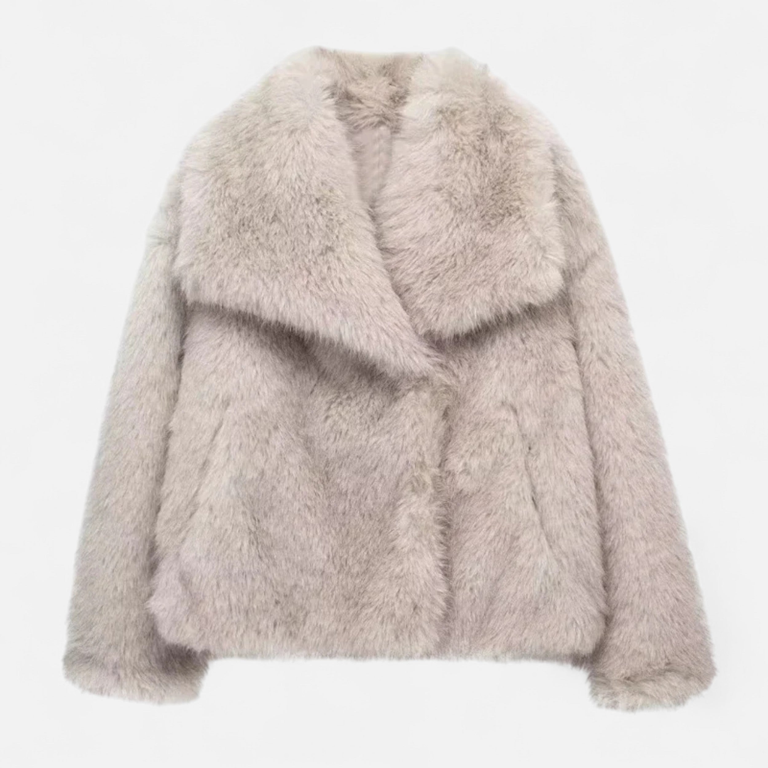 Women's Plush Faux Fur Winter Coat
