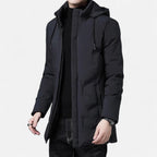 Parka con capucha para hombre de mezcla de algodón Heritage