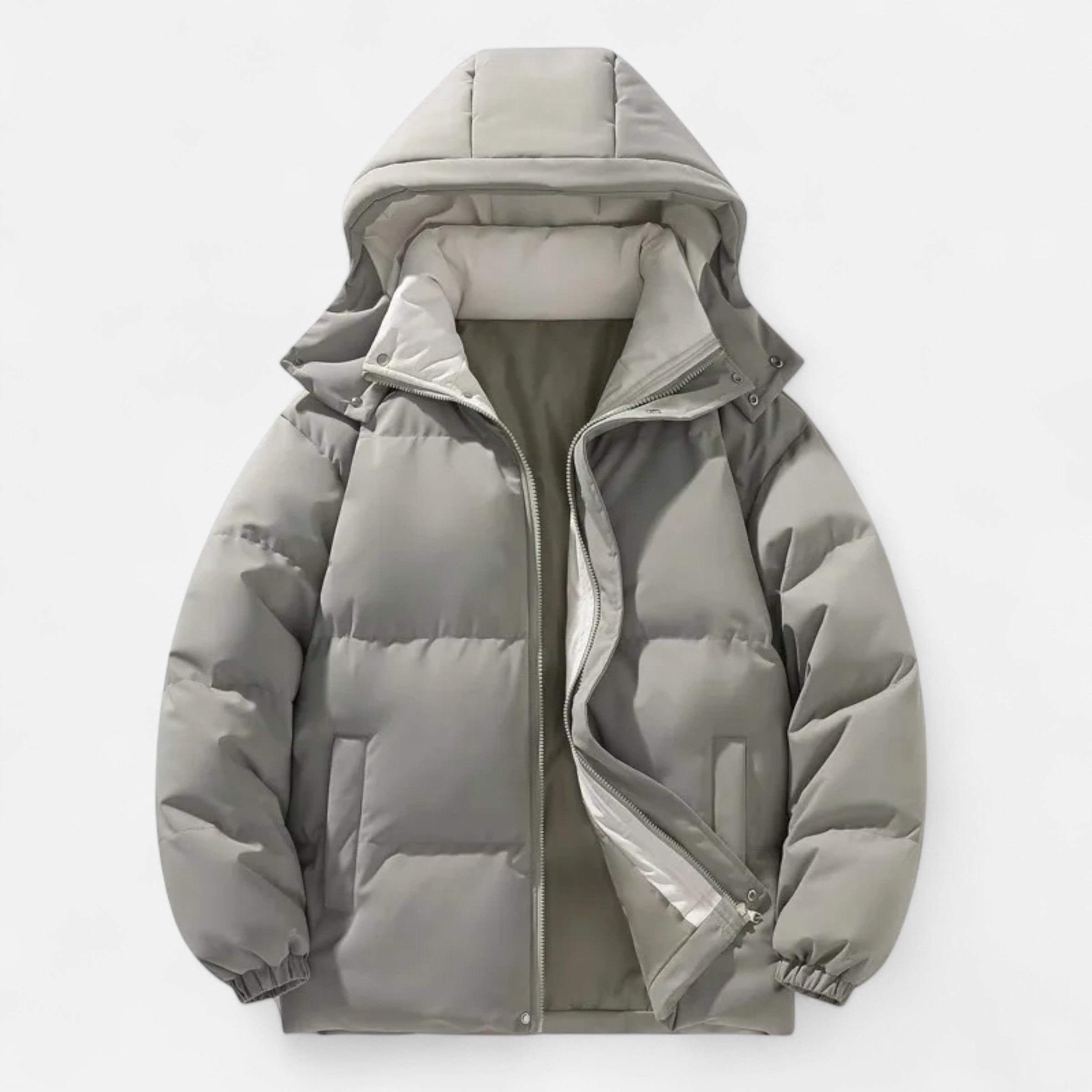 Men's Detachable Hood Padded Jacket