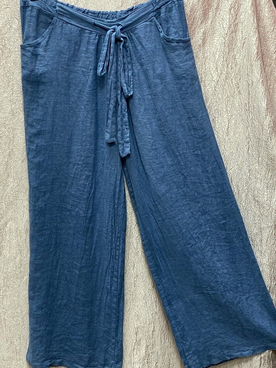 Conjunto de Pantalones de Pierna Ancha con Estampado de Mandala