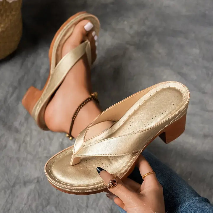 Orthopedic Heel Slippers with Soft Support
