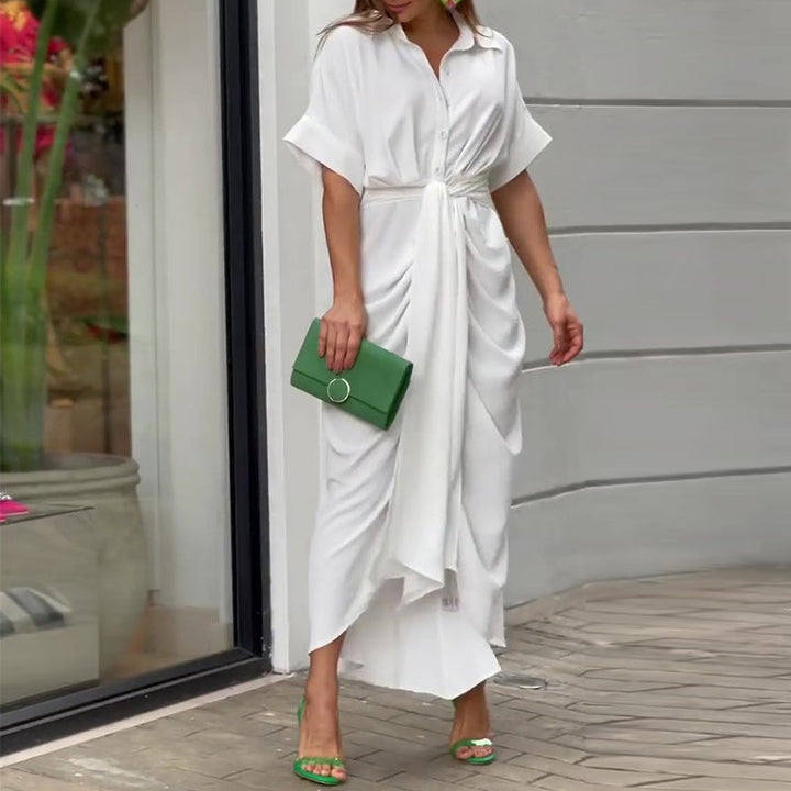 Women's Classic Long Drape Summer Dress - Ideal Choice for Any Occasion