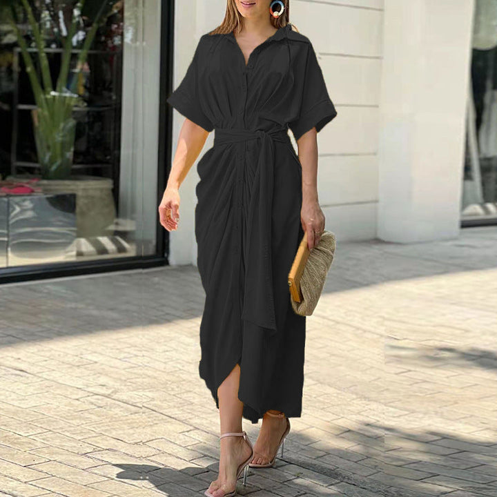 Women's Classic Long Drape Summer Dress - Ideal Choice for Any Occasion