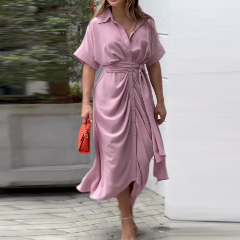 Women's Classic Long Drape Summer Dress - Ideal Choice for Any Occasion