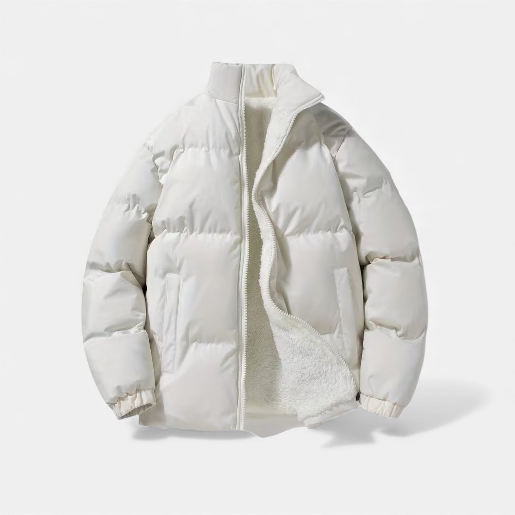 Men's Lambswool Plush Puffer Jacket