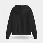 Sudadera con capucha de punto con cremallera para mujer para otoño/invierno