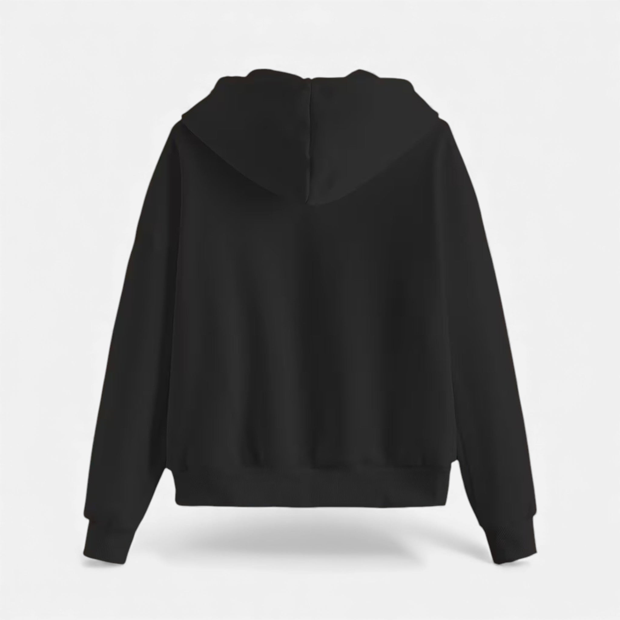 Sudadera con capucha de punto con cremallera para mujer para otoño/invierno