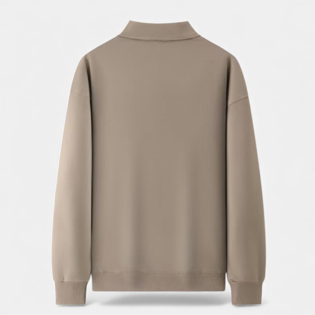 Suéter de punto tipo polo para hombre para otoño/invierno