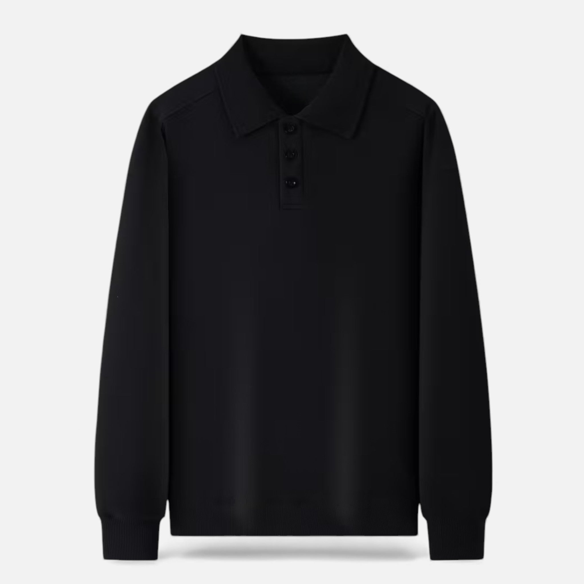 Men's Polo Knit Sweater
