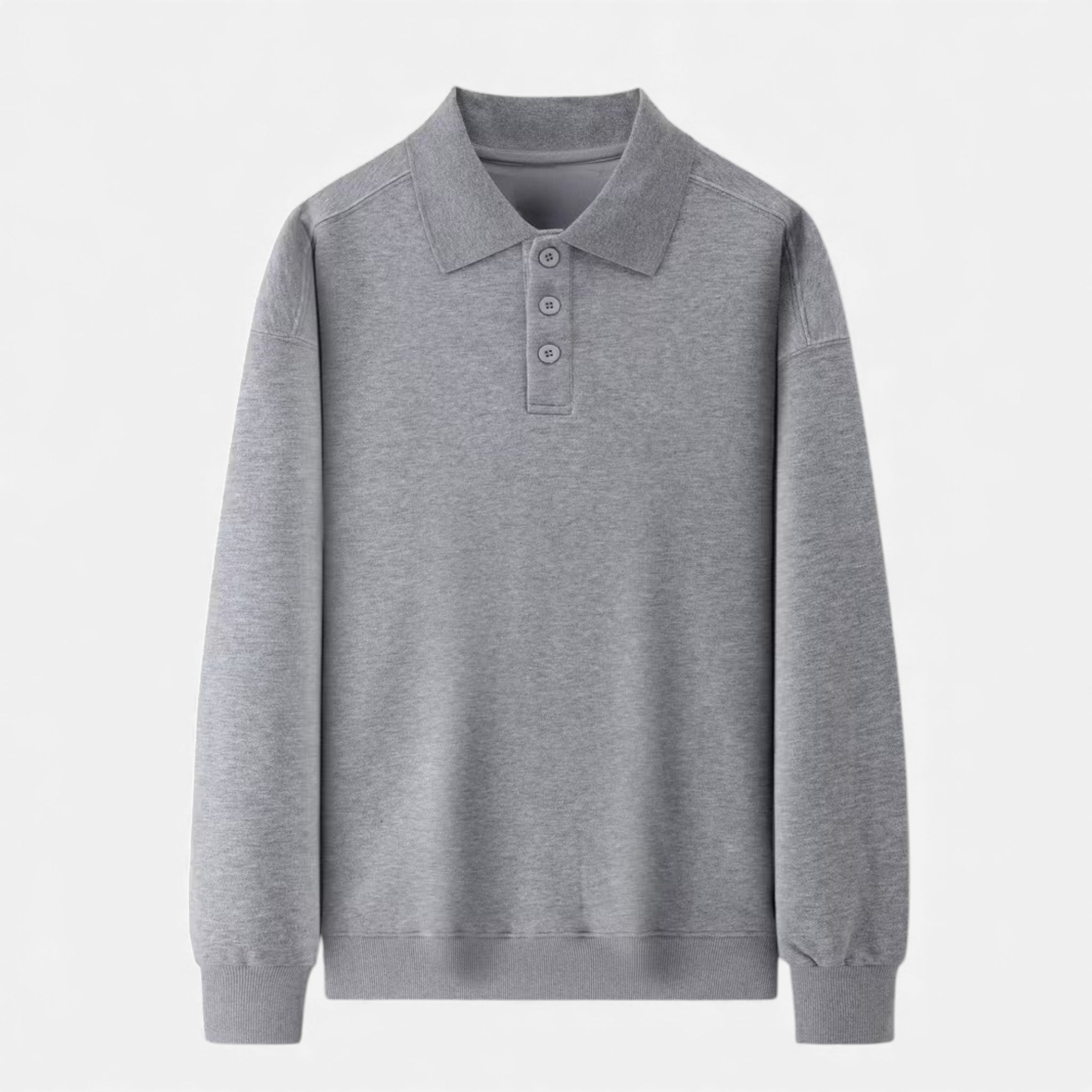 Men's Polo Knit Sweater