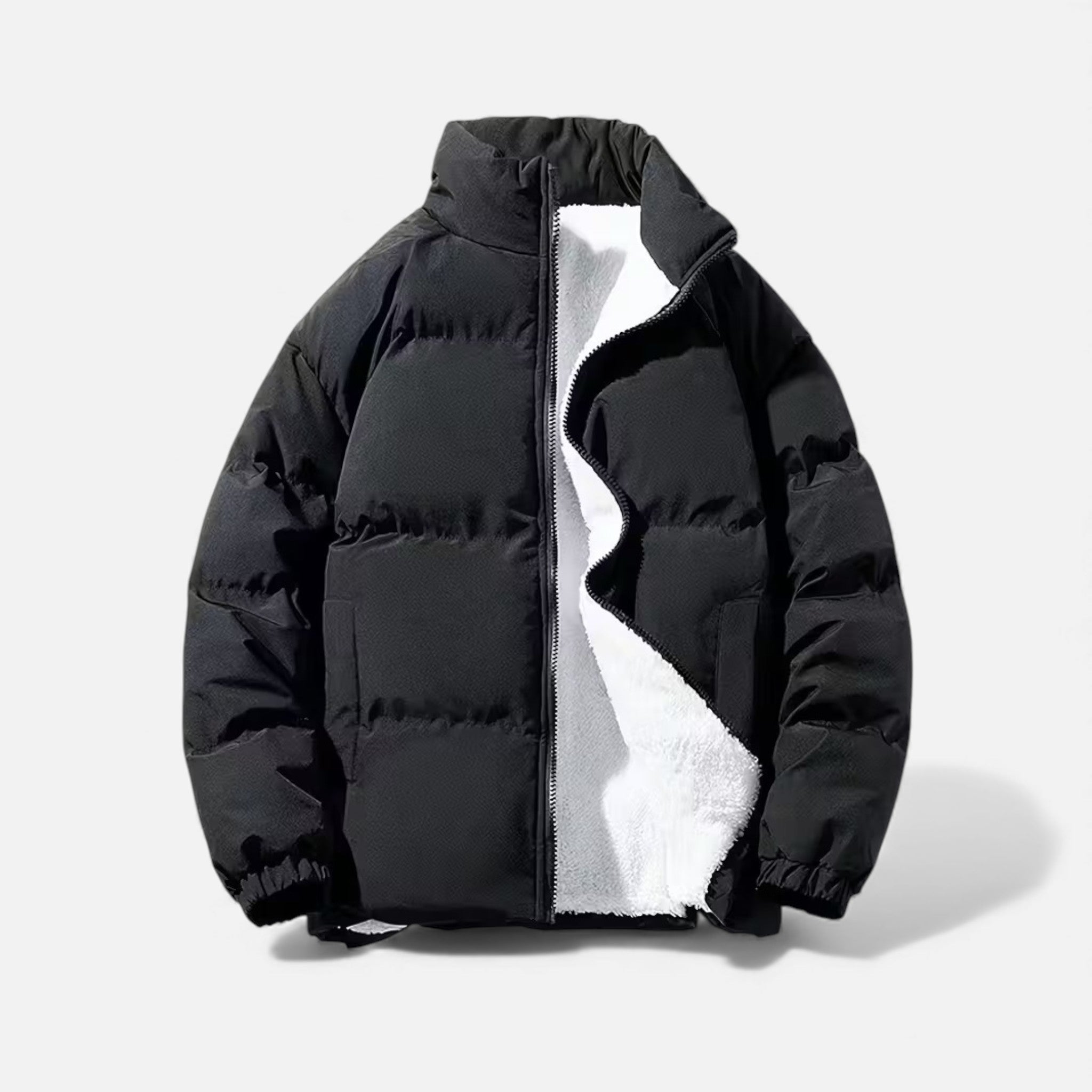 Men's Lambswool Plush Puffer Jacket