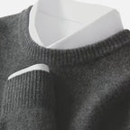 Maglione da uomo a girocollo in maglia