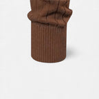 Maglione da uomo caldo minimalista con zip in maglia