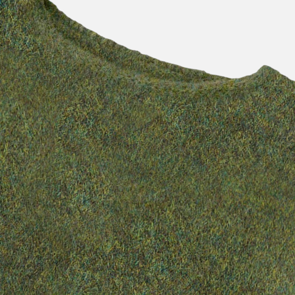 Maglione invernale lavorato a maglia donna con spalle scoperte
