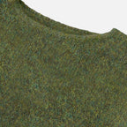 Maglione invernale lavorato a maglia donna con spalle scoperte