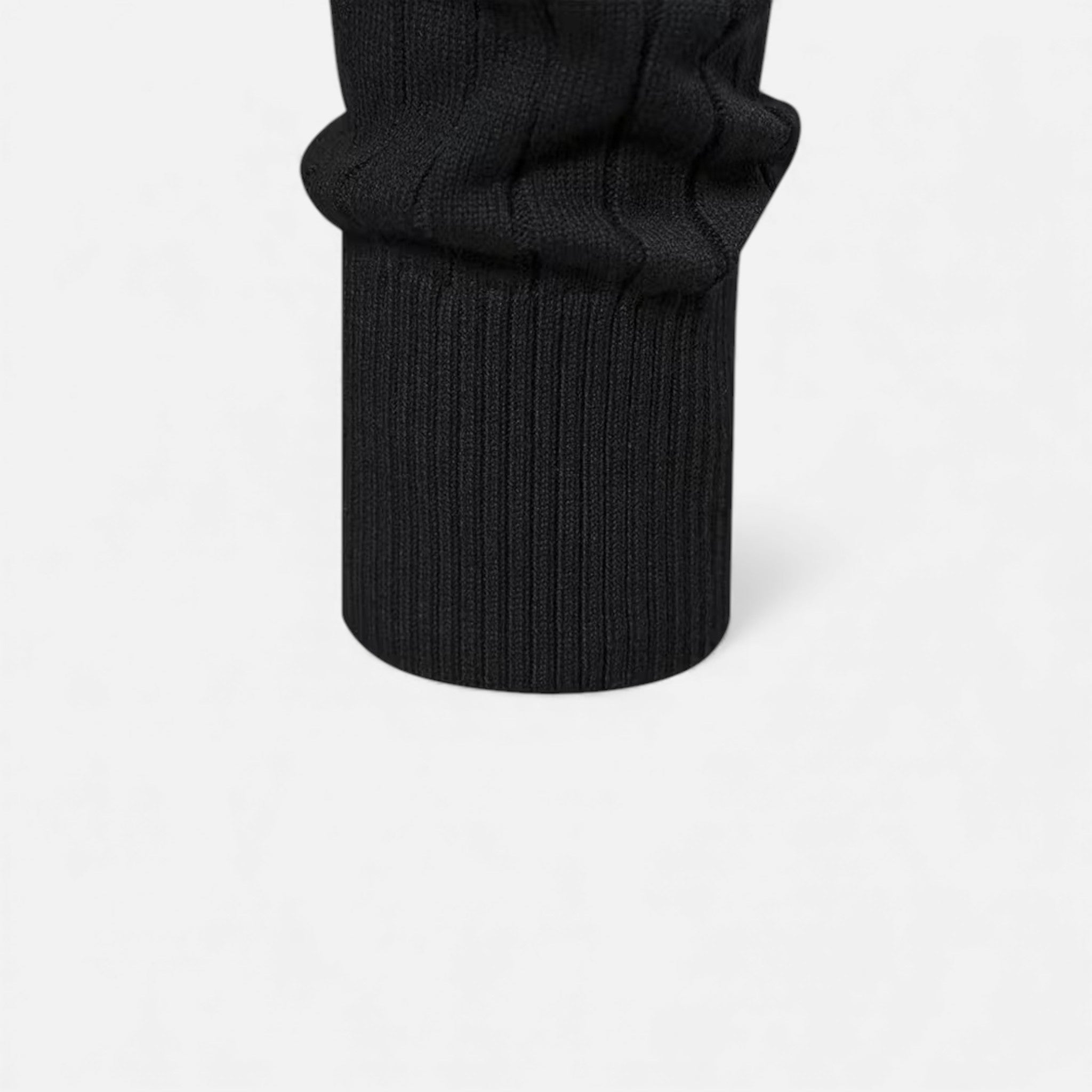 Maglione da uomo caldo minimalista con zip in maglia