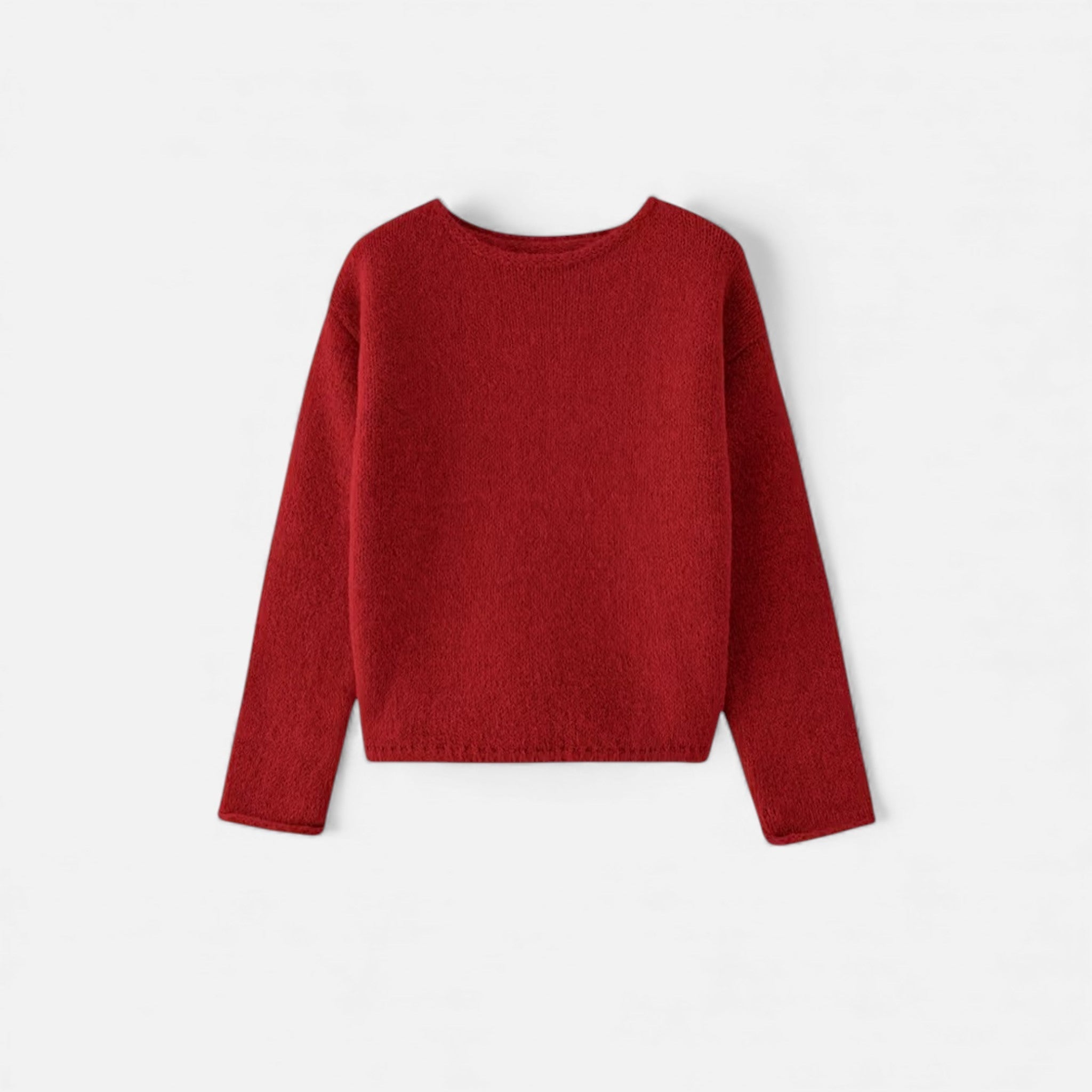 Women's Off-Shoulder Knit Winter Sweater