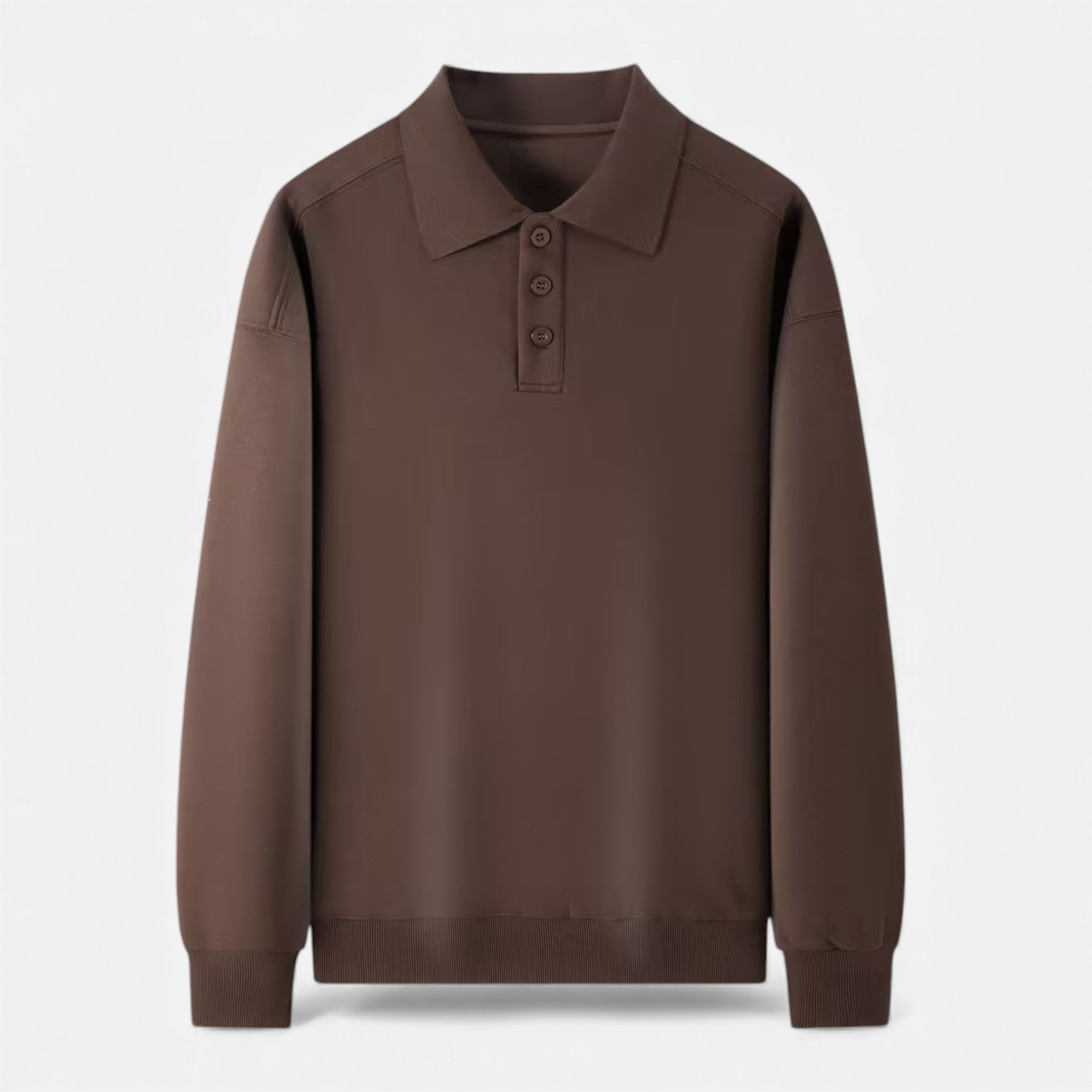 Men's Polo Knit Sweater