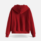 Sudadera con capucha de punto con cremallera para mujer para otoño/invierno