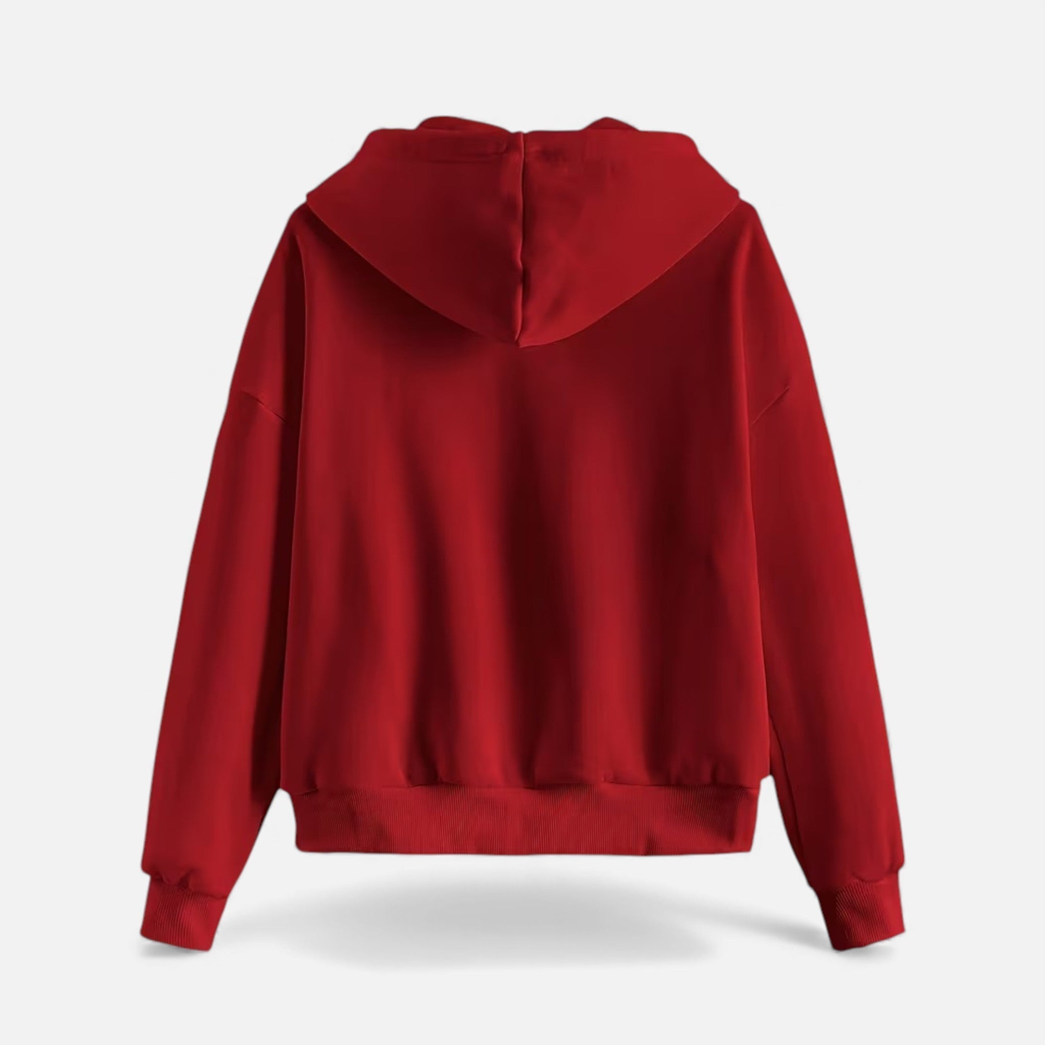 Sudadera con capucha de punto con cremallera para mujer para otoño/invierno