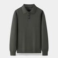 Suéter de punto tipo polo para hombre para otoño/invierno