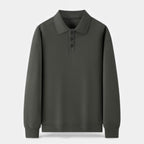 Suéter de punto tipo polo para hombre para otoño/invierno