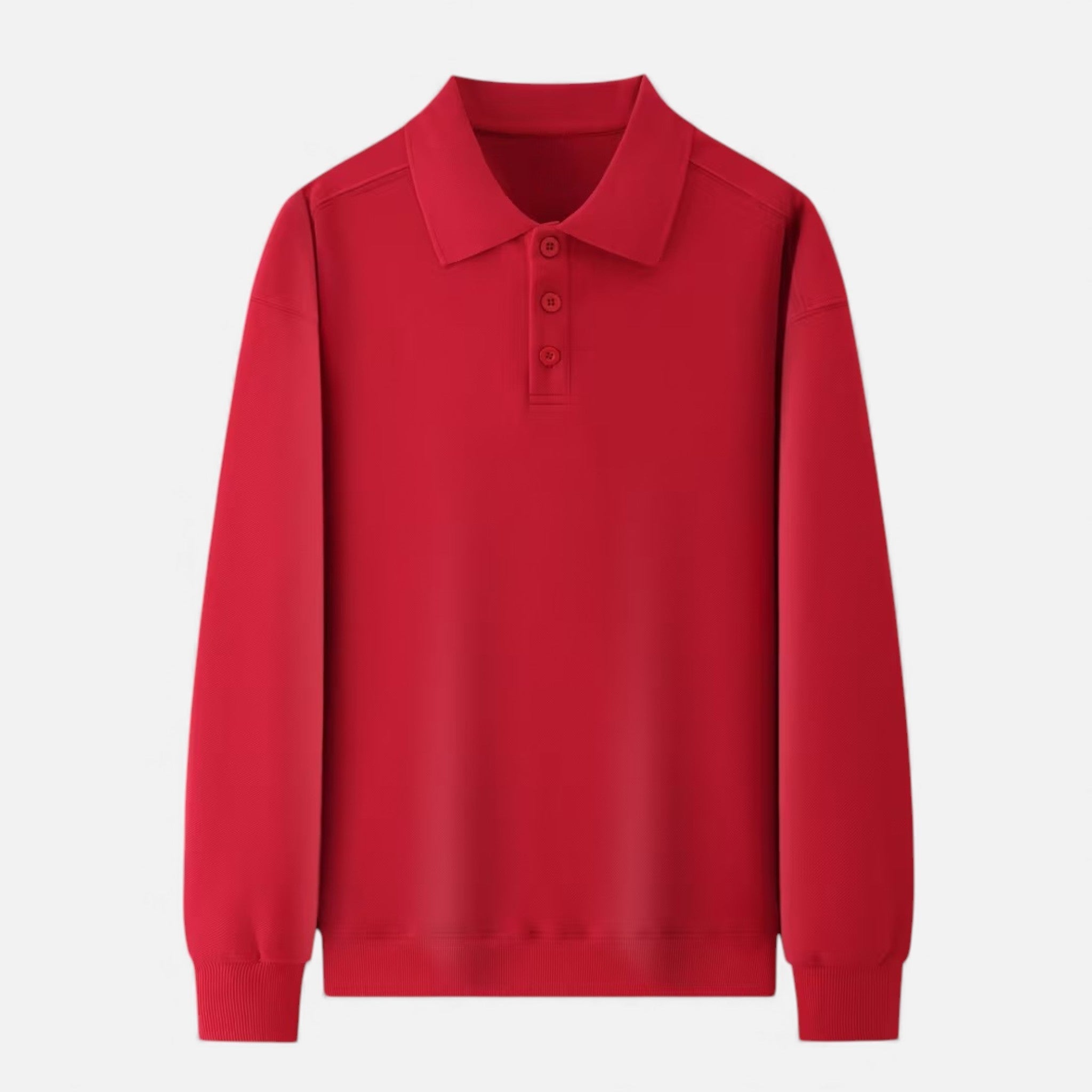 Men's Polo Knit Sweater