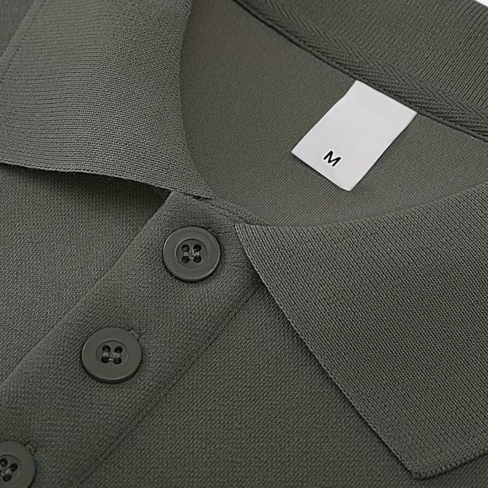 Suéter de punto tipo polo para hombre para otoño/invierno