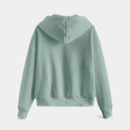 Sudadera con capucha de punto con cremallera para mujer para otoño/invierno