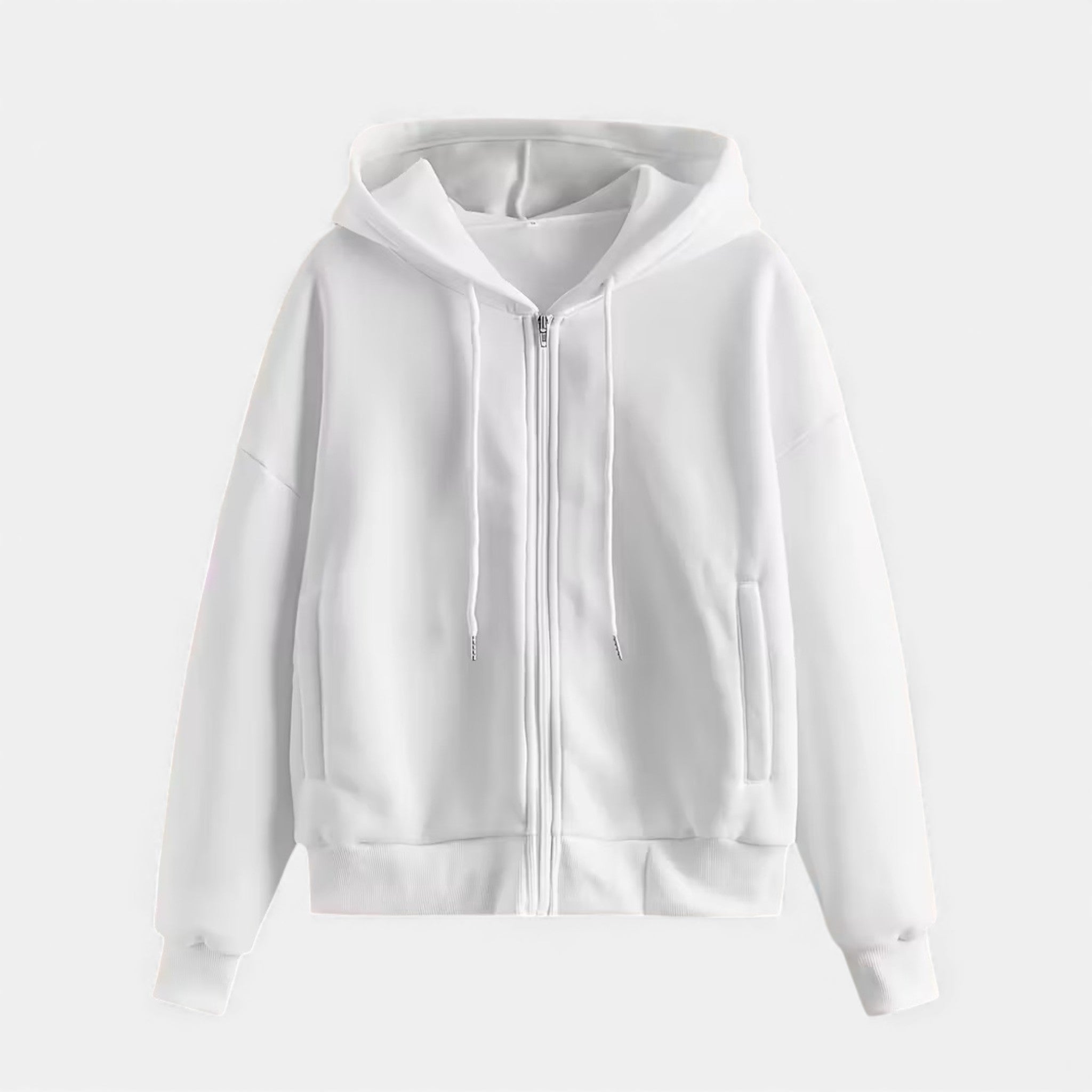 Women's Zip-Up Knit Hoodie