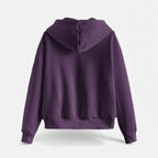 Sudadera con capucha de punto con cremallera para mujer para otoño/invierno