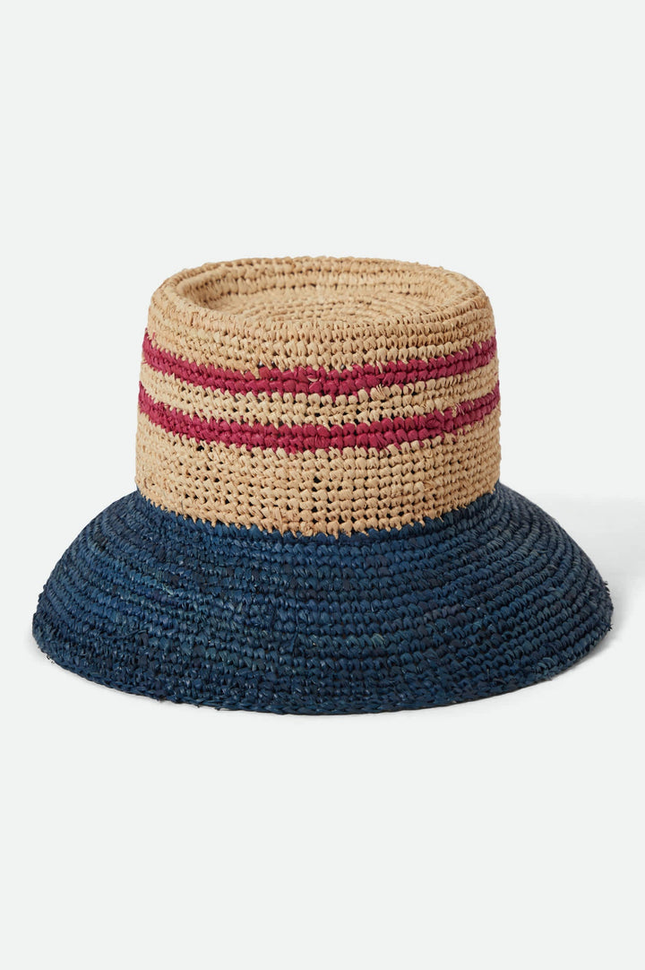 Sombrero de paja tipo cubo