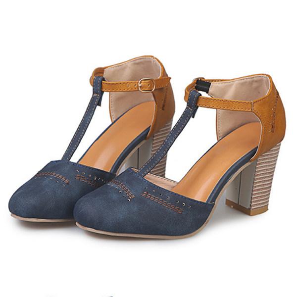 Sandalias elegantes de tacón medio para mujer