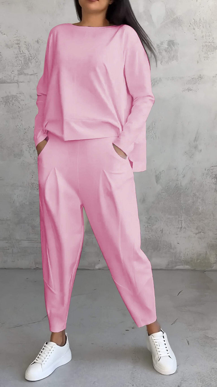 Long Sleeve Lounge Pants Set