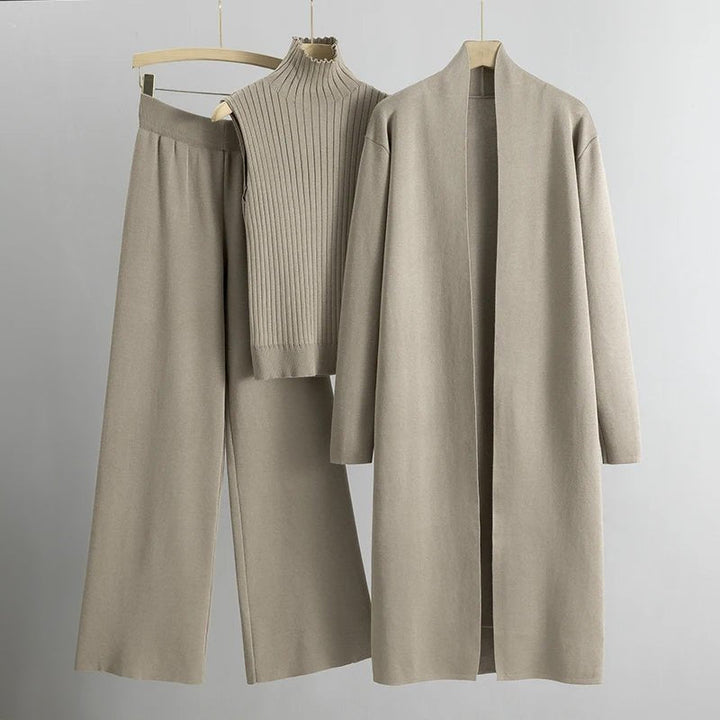 Refined Three-Piece Casual Set