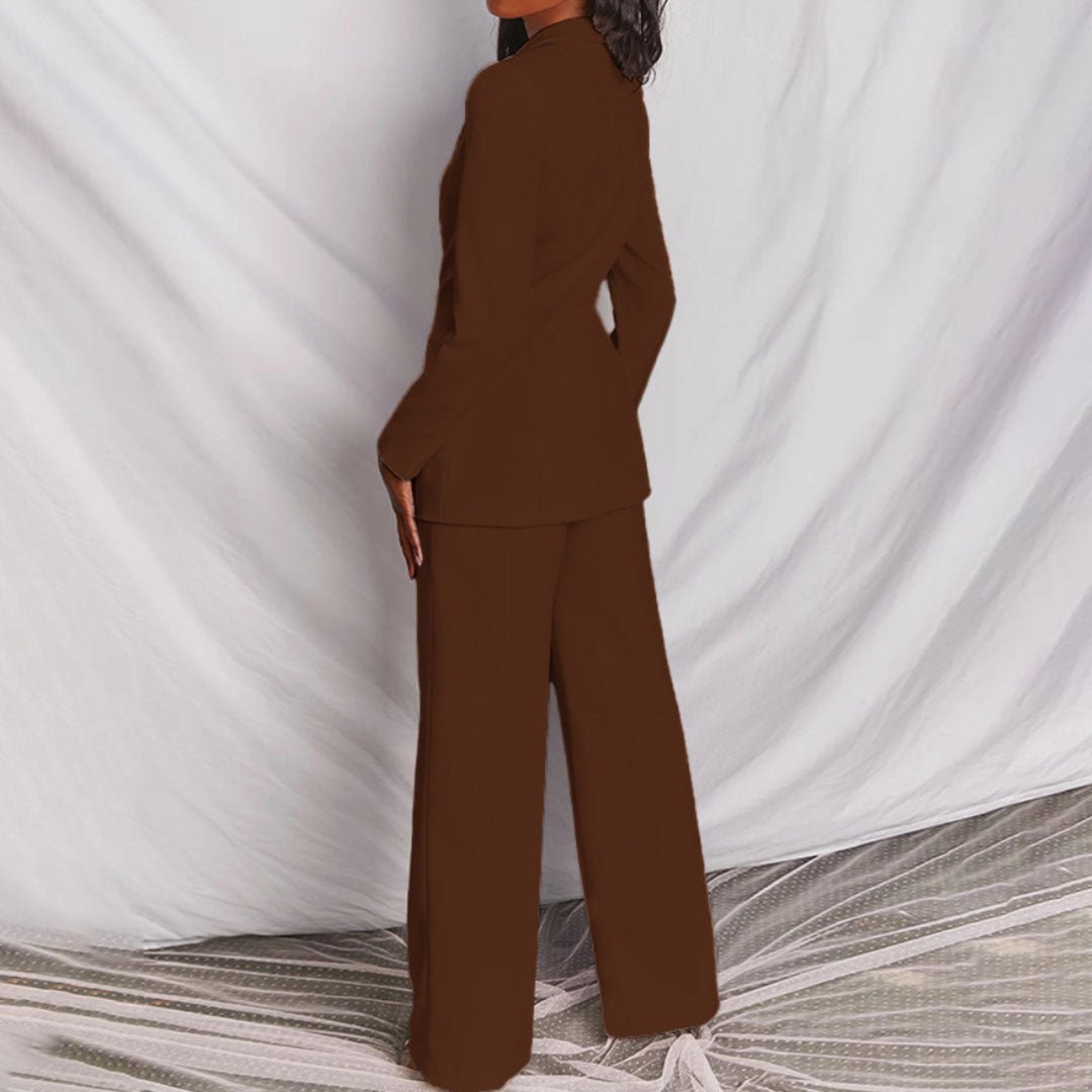 Chic Blazer and Trousers Set