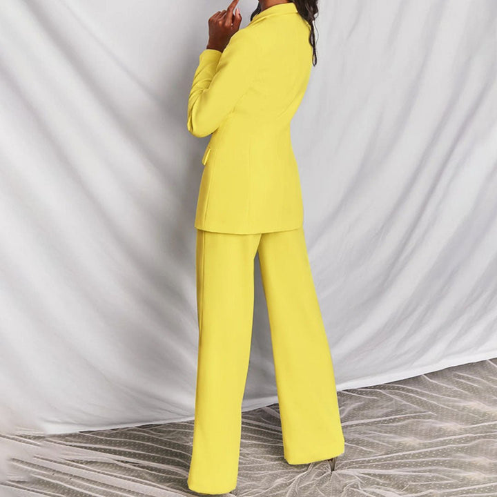 Chic Blazer and Trousers Set