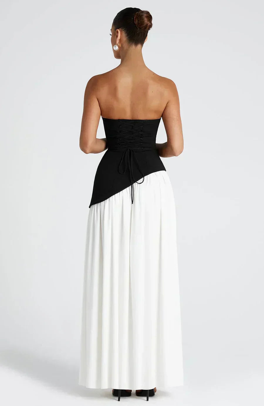 Women's Chic Event-Ready Asymmetric Maxi Wedding Guest Dress