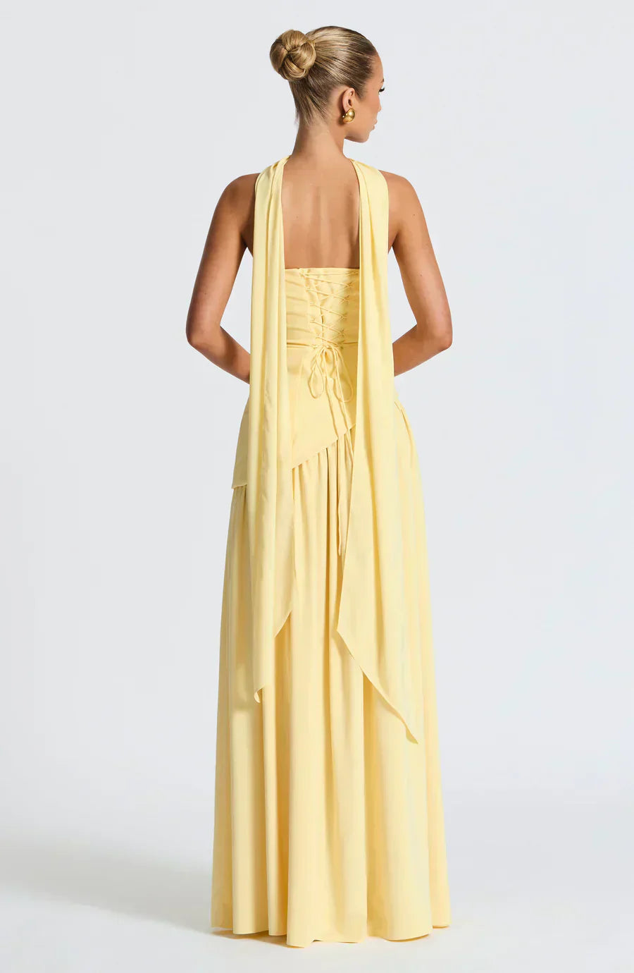 Women's Chic Event-Ready Asymmetric Maxi Wedding Guest Dress