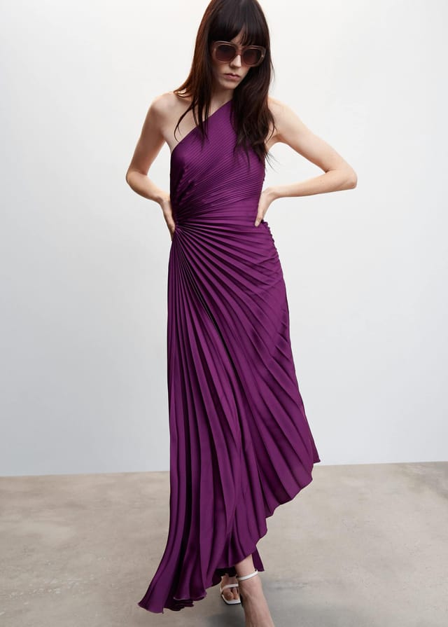 Luxurious Evening Party Asymmetric Maxi Dress for Women