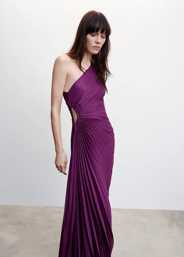 Luxurious Evening Party Asymmetric Maxi Dress for Women