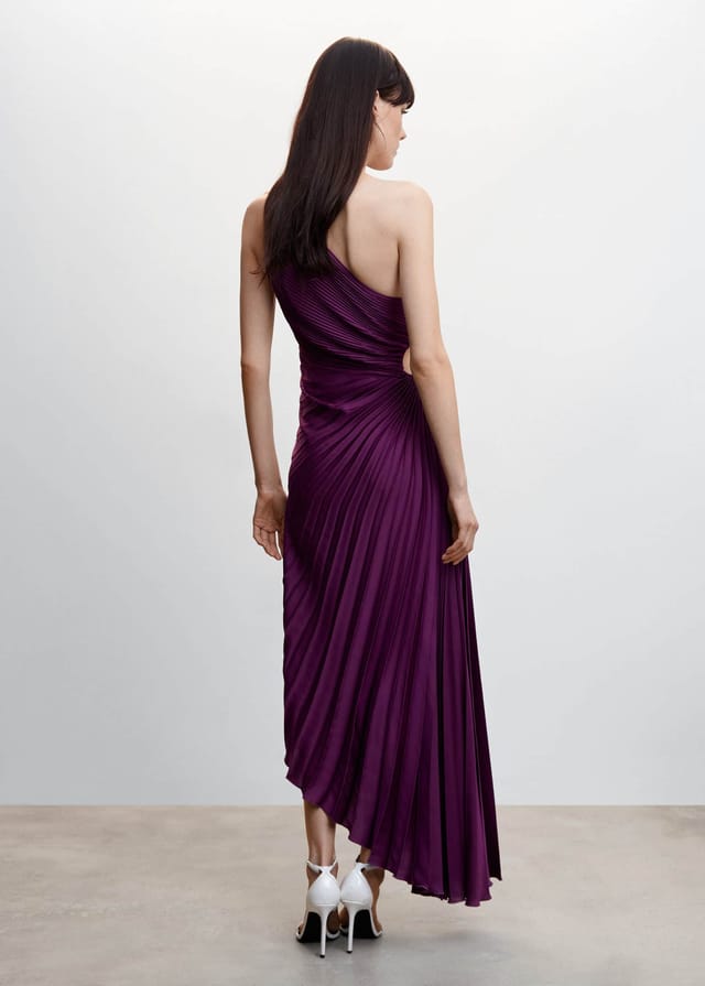 Luxurious Evening Party Asymmetric Maxi Dress for Women