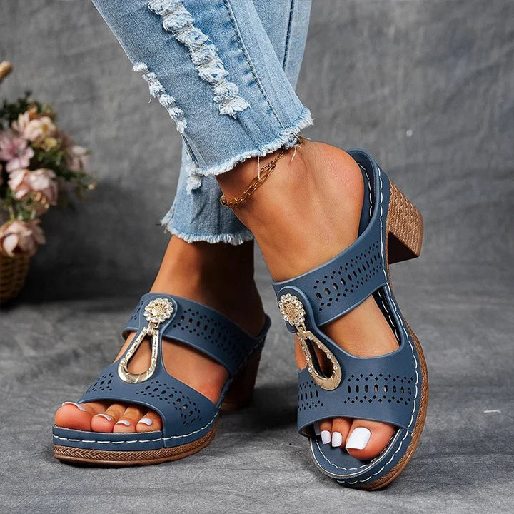 Sandalias ortopédicas cómodas con soporte flexible