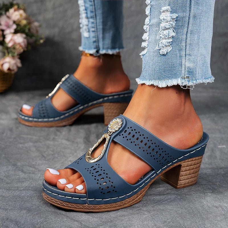Sandalias ortopédicas cómodas con soporte flexible